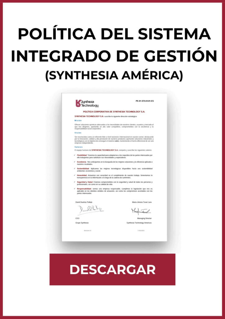 Política del sistema integrado de gestión (Synthesia América)